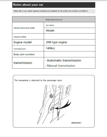 mazda bongo van 2020 2021 2022 2023 2024 & 2025 owners manual in english